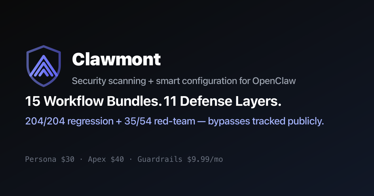 OpenClaw Security: Runtime Protection for AI Agents | Clawmont
